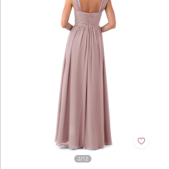 Vintage mauve Azazie Sapheira dress. - Picture 5 of 5